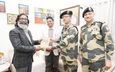 Border Security Forces (BSF) Officials met with Jharkhand Chief Minister…