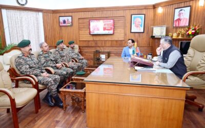 Indian Army Officials met with Jharkhand Governor Santosh…