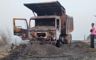 Communist Party of India – Maoist rebels blow up a Hiwa in a Maoist…