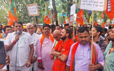 BJP’s ‘Aakrosh Rally’ in Deoghar Targets Hemant Soren Government Over Public Issues