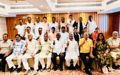 Ahead of Jharkhand Rajya Sabha Polls, NDA Holds Mock Vote, Expresses Confidence in Nathwani’s Victory
