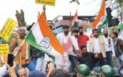 BJP, Congress Workers Clash During NEET Protest in Ranchi, Eggs and Tomatoes Thrown