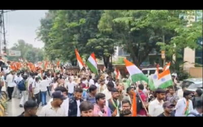 Ranchi Students Take Out Tiranga Yatra Amid Ongoing Exam Dispute